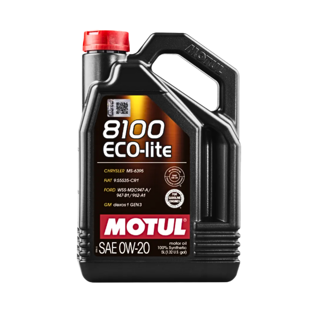 Aceite Motul 0W20 100% Sintetico 1Lt 8100 Ecolite