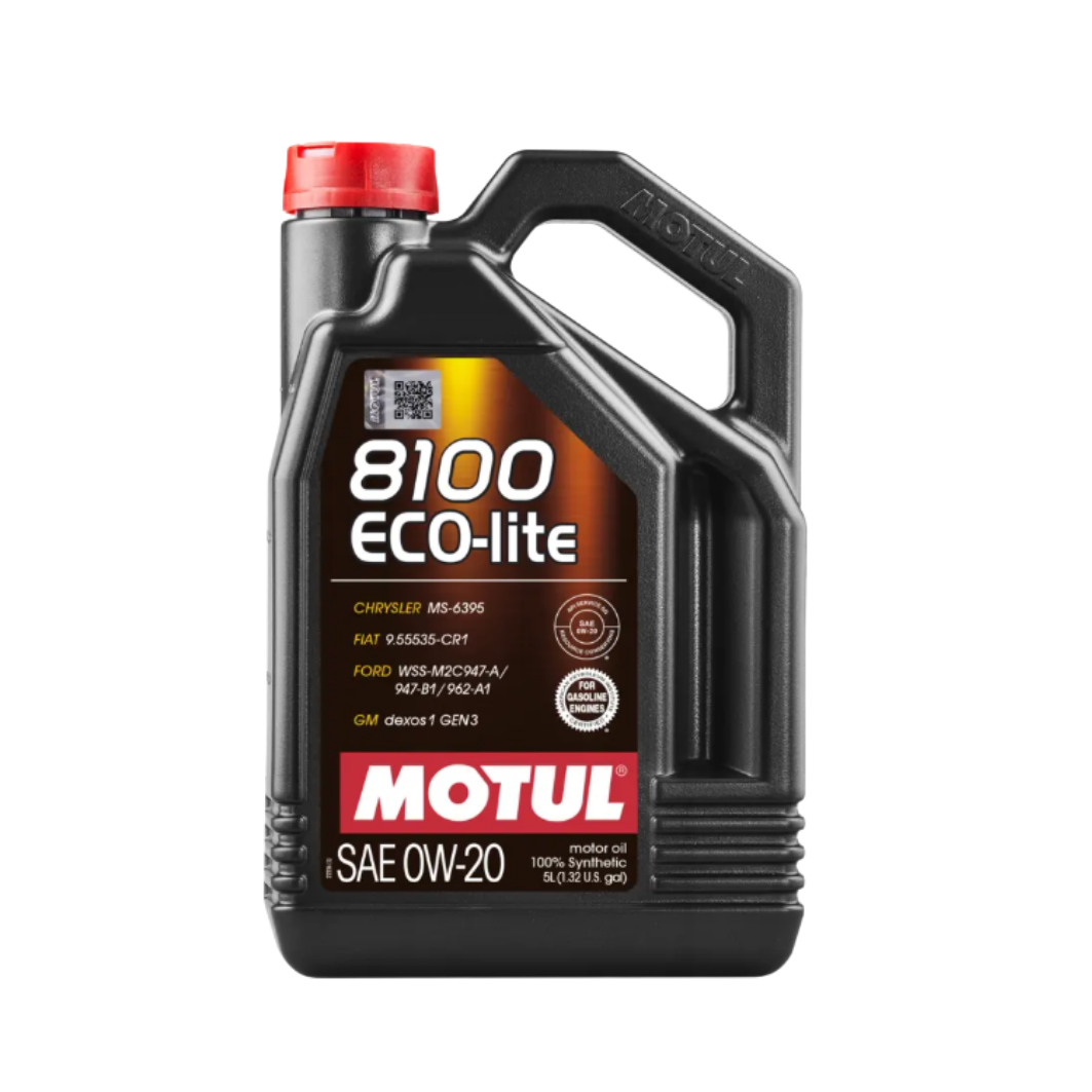 Aceite Motul 0W20 100% Sintetico 5Lts 8100 Ecolite