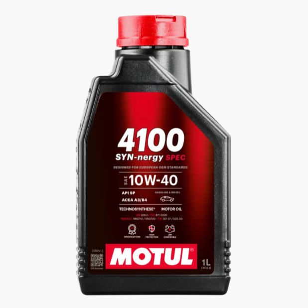 Aceite Motul 10W40 Semisintetico 1Lt 4100 Syn-Nergy