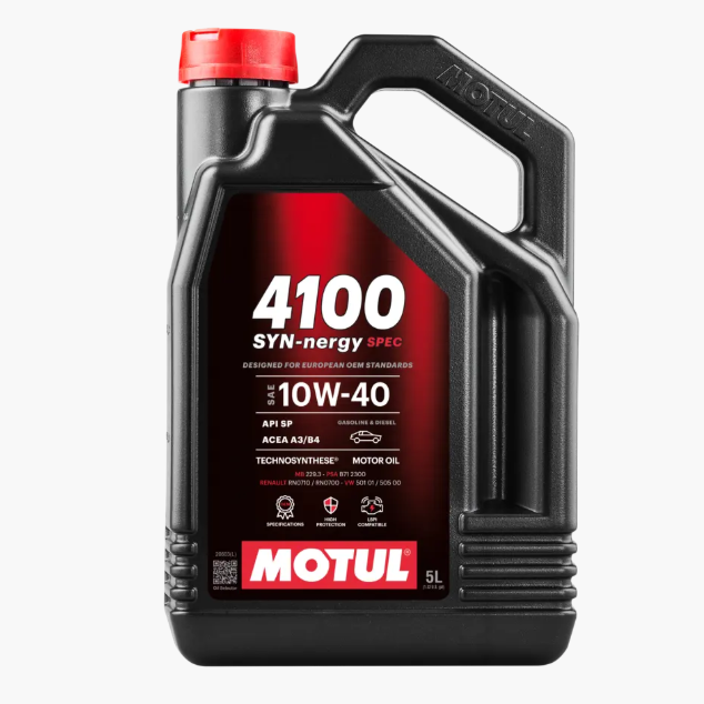 Aceite Motul 10W40 Semisintetico 5Lt 4100 Syn-Nergy