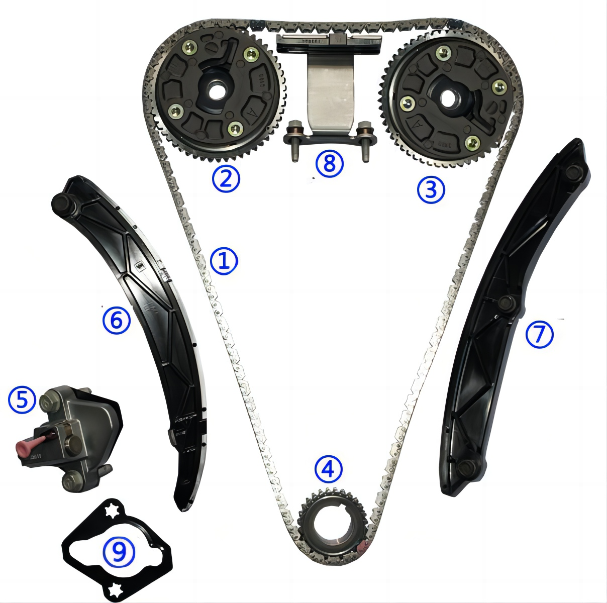 Kit Distribución Chev 1.4 Cruze C Eng Variables 16 -
