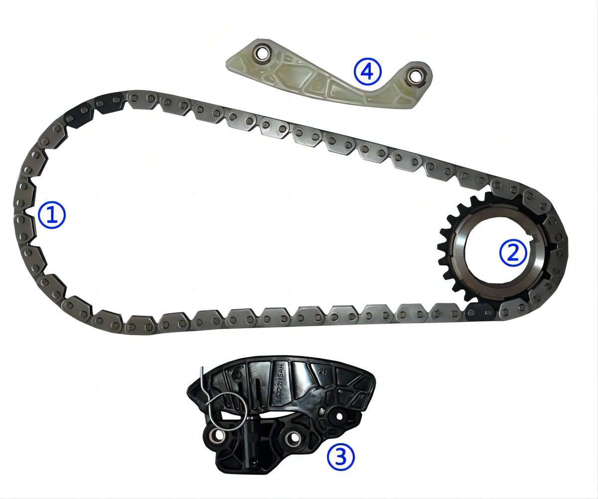 Kit Distrib Chrys 5.7 Cadena Engrane y 2 Guias