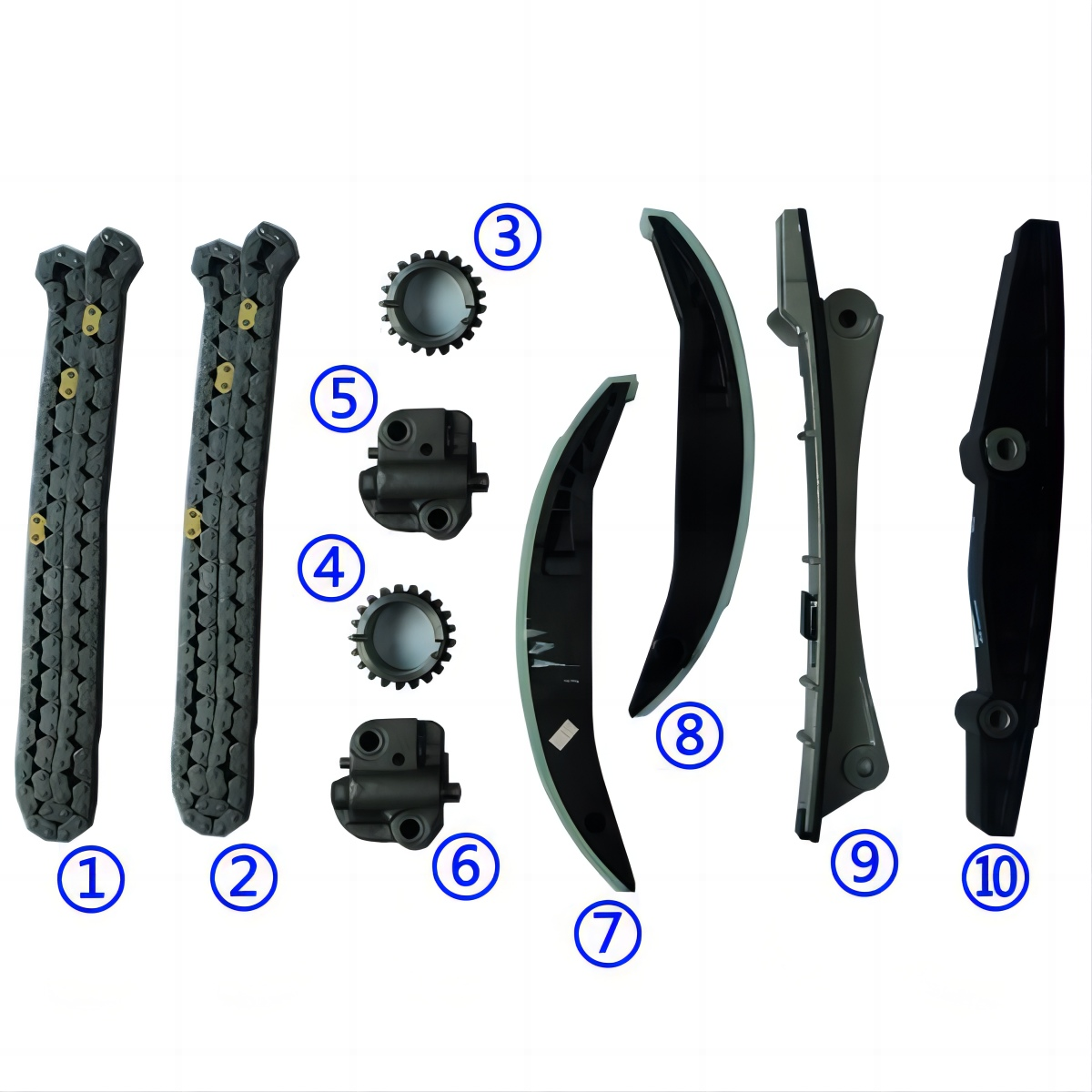 Kit Distribución Ford 3.0 24V Taurus Freesty 01-08 Escape Cadena Delgadas