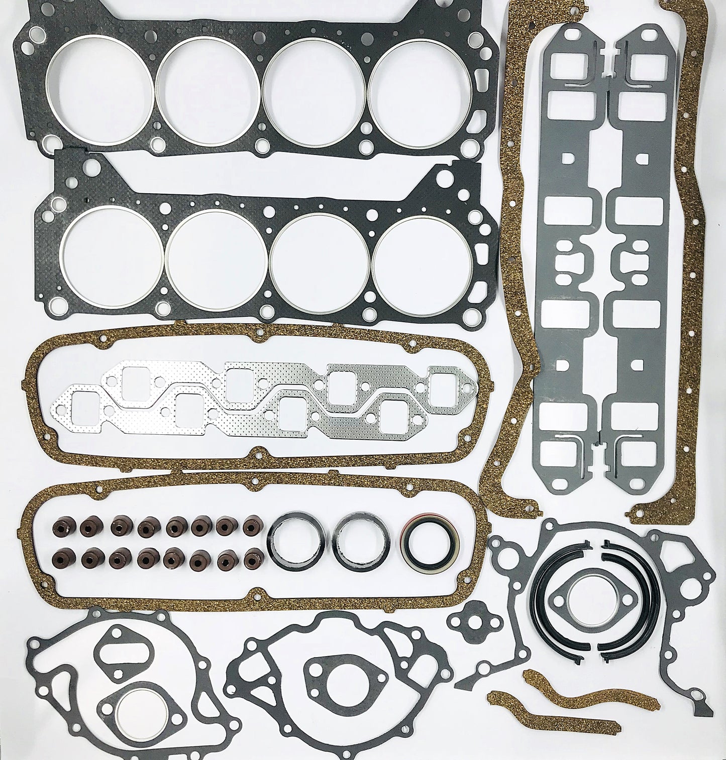 Jgo Empaques Ford 5.0 302 84-91 C Reten Enginematch Grafito