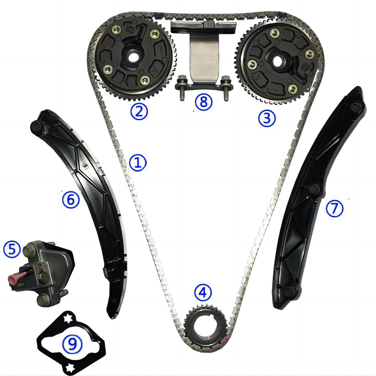 Kit Distrib Chev 1.4 1.5 Cruze Spark Con Enganes Variables 15-17