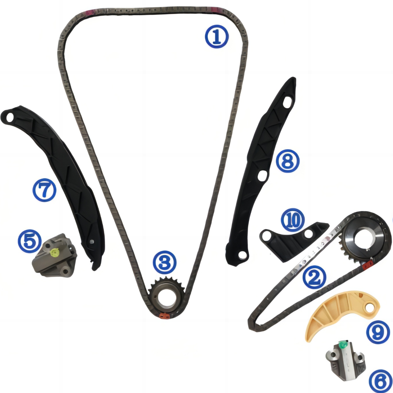 Kit Distribución Hyundai 2.0 2.4 10-14  10Pc