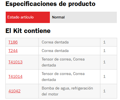 Kit Distribucion Honda 2.2 2.3 Accord Odyssey 93-02